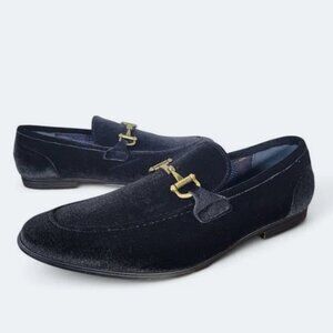 Steve Madden | Delrayy Black Velvet Loafer Sz 12 GUC